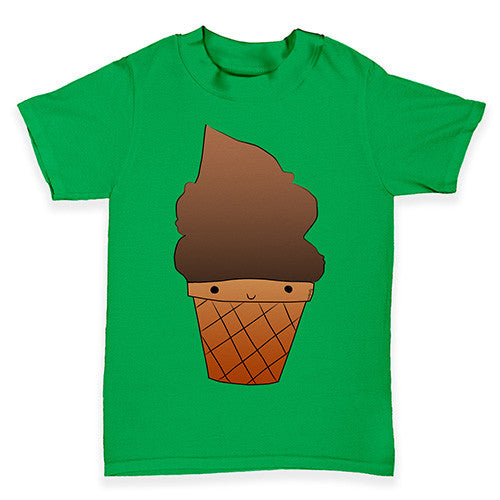 Chocolate Ice Cream Baby Toddler T-Shirt