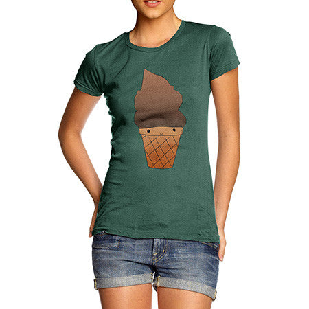 Women's Chocolate Ice Cream T-Shirt