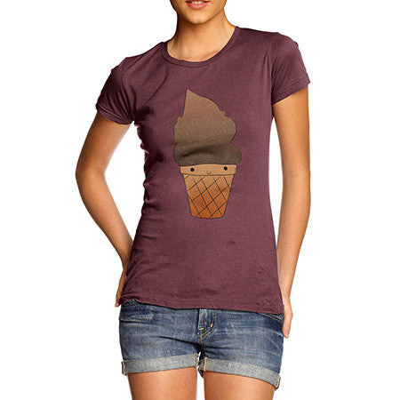 Women's Chocolate Ice Cream T-Shirt