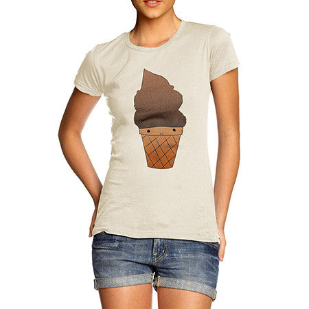 Women's Chocolate Ice Cream T-Shirt