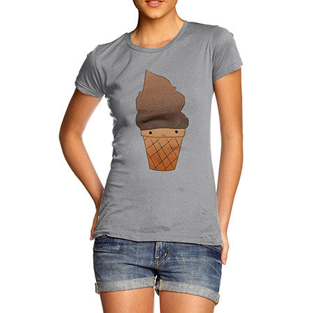 Women's Chocolate Ice Cream T-Shirt