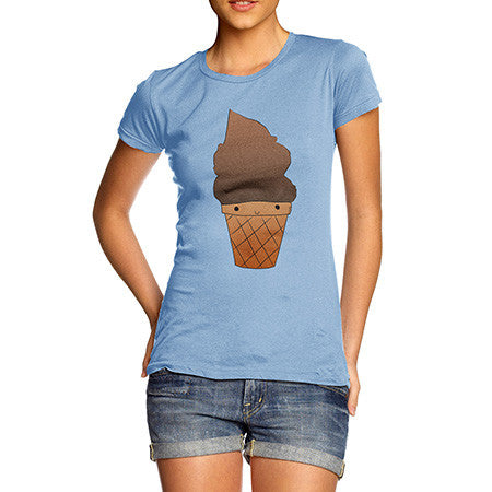 Women's Chocolate Ice Cream T-Shirt