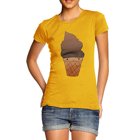 Women's Chocolate Ice Cream T-Shirt