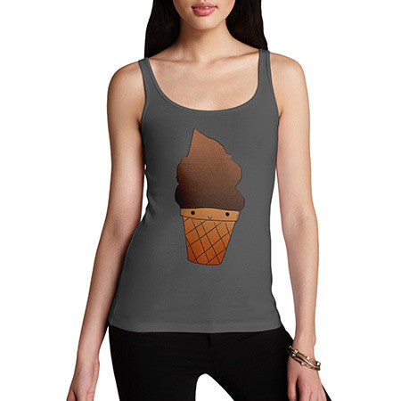 Women's Chocolate Ice Cream Tank Top