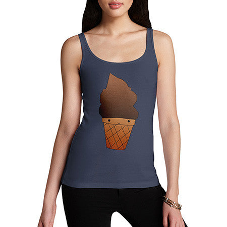 Women's Chocolate Ice Cream Tank Top