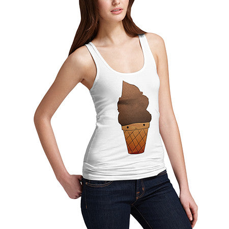 Women's Chocolate Ice Cream Tank Top