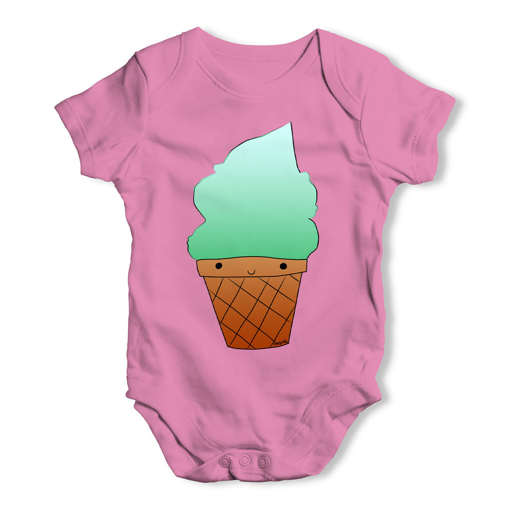Mint Ice Cream Baby Grow Bodysuit