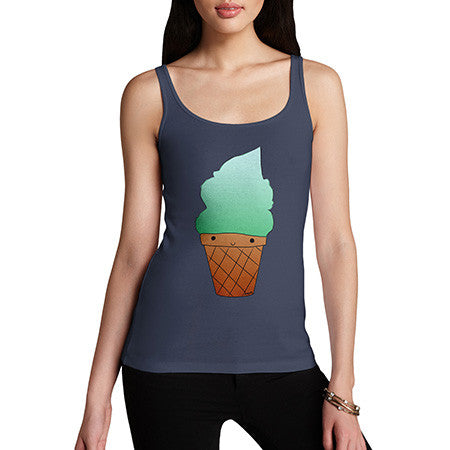 Women's Mint Ice Cream Tank Top