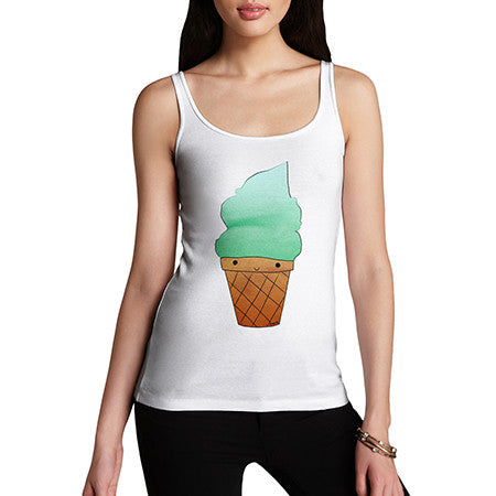 Women's Mint Ice Cream Tank Top