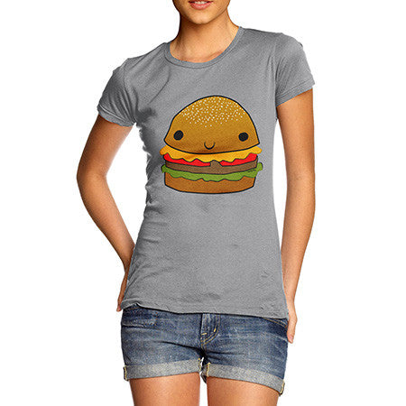 Women's Kawaii Cheeseburger T-Shirt