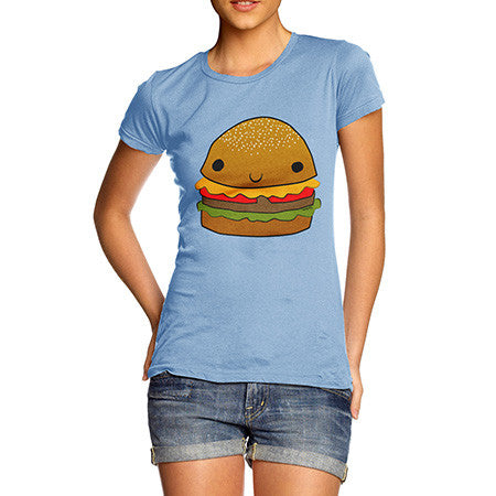 Women's Kawaii Cheeseburger T-Shirt