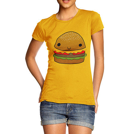 Women's Kawaii Cheeseburger T-Shirt