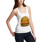 Women's Kawaii Cheeseburger Tank Top