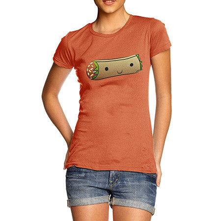 Women's Smiling Burrito T-Shirt