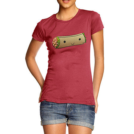 Women's Smiling Burrito T-Shirt