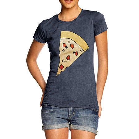 Women's Pizza Face T-Shirt