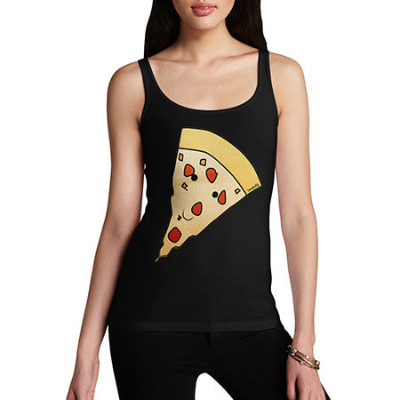 Women's Pizza Face Tank Top