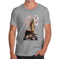 Men's Japanese Samurai Dragon Wolf T-Shirt