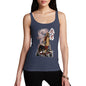 Women's Japanese Samurai Dragon Wolf Tank Top