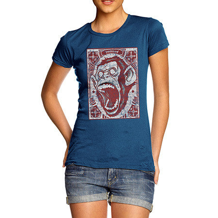 Women's Screaming Monkey T-Shirt