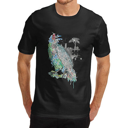 Men's Rainbow Raven T-Shirt