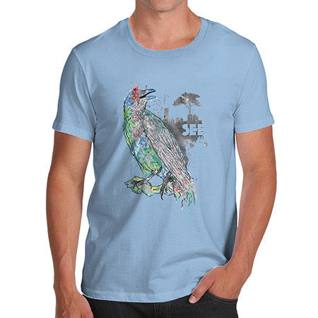 Men's Rainbow Raven T-Shirt