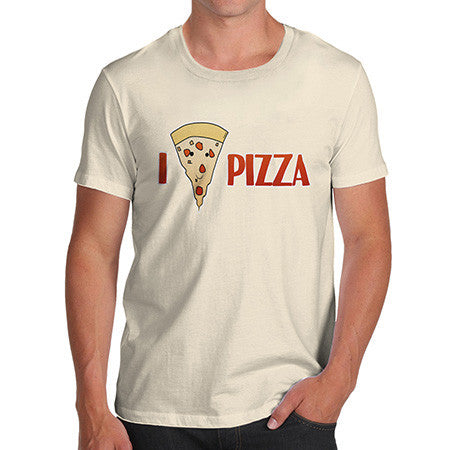 Men's I Love Pizza T-Shirt