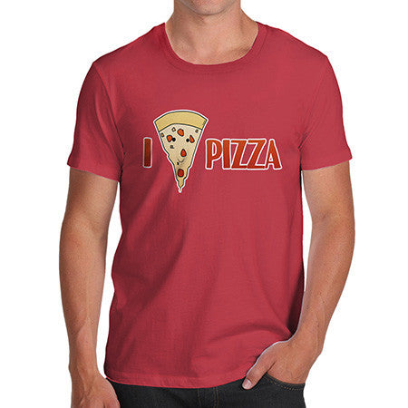 Men's I Love Pizza T-Shirt