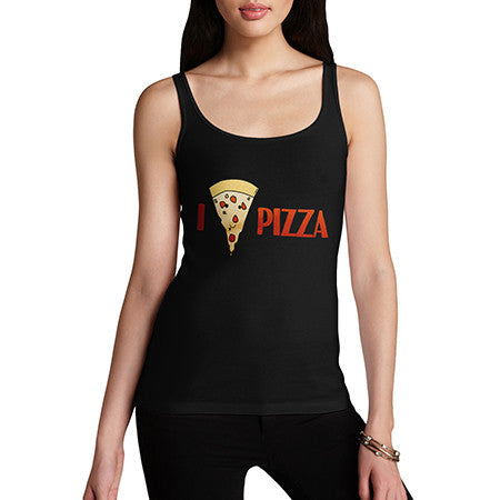 Women's I Love Pizza Tank Top