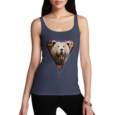 Women's Hip Bear Tank Top