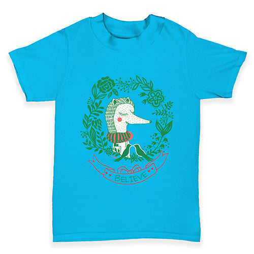 Believe Fox Print Baby Toddler T-Shirt