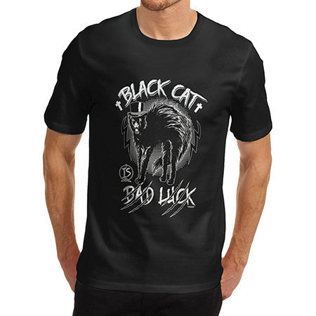 Men's Superstition Black Cat T-Shirt