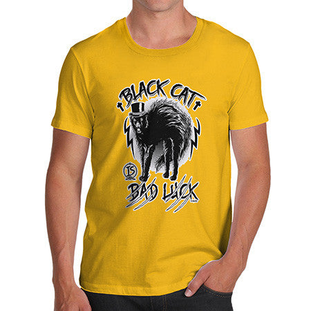Men's Superstition Black Cat T-Shirt