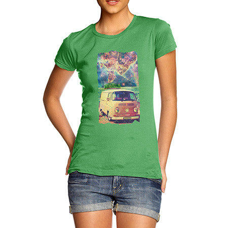 Women's Hippie Ganja Bus T-Shirt