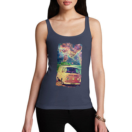 Women's Hippie Ganja Bus Tank Top