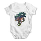 Rainbow Chameleon Lizard Baby Grow Bodysuit