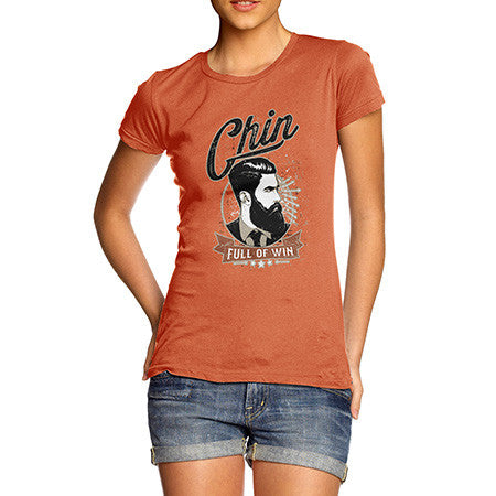 Women's Chin Full Of Win Beard T-Shirt