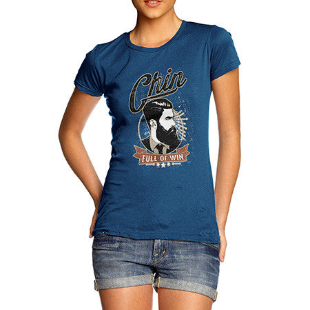 Women's Chin Full Of Win Beard T-Shirt