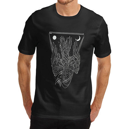 Men's Diving Black Crow T-Shirt