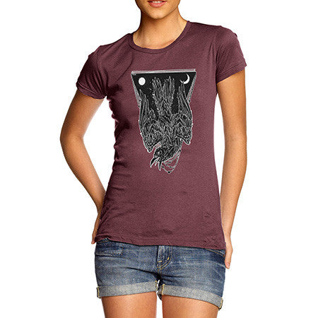 Women's Diving Black Crow T-Shirt