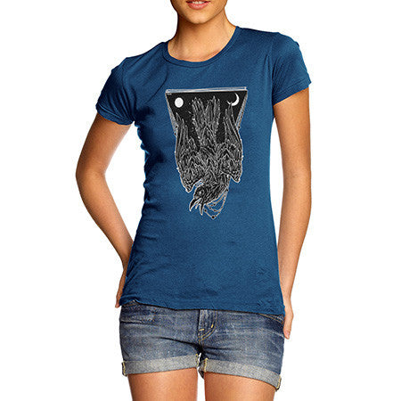 Women's Diving Black Crow T-Shirt