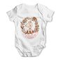 Delightful Fox Portrait Baby Grow Bodysuit