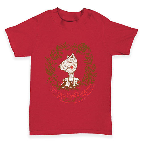 Delightful Fox Portrait Baby Toddler T-Shirt