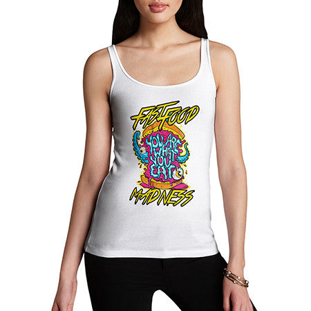 Women's Fast Food Madness Tank Top