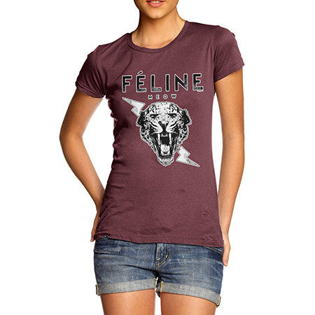 Women's Feline Meow T-Shirt