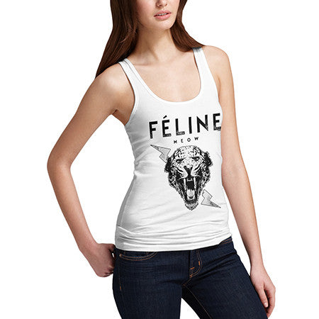 Women's Feline Meow Tank Top