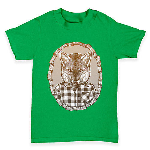 Fox In Flannel Baby Toddler T-Shirt