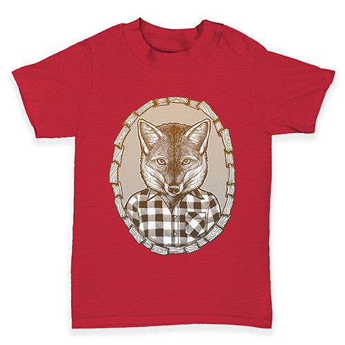 Fox In Flannel Baby Toddler T-Shirt