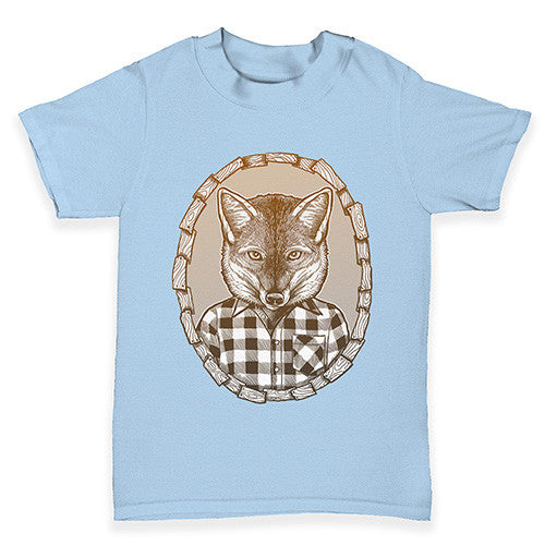 Fox In Flannel Baby Toddler T-Shirt