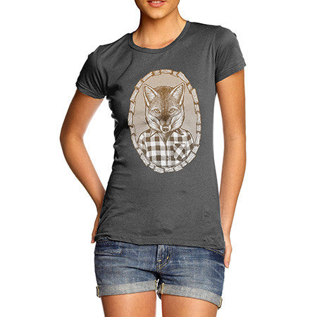 Women's Mr Fox In Flannel T-Shirt